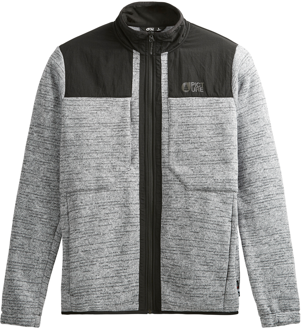 Product image 1 of the product “DAUWY Zip Fleece 2024 grey melange/black ”
