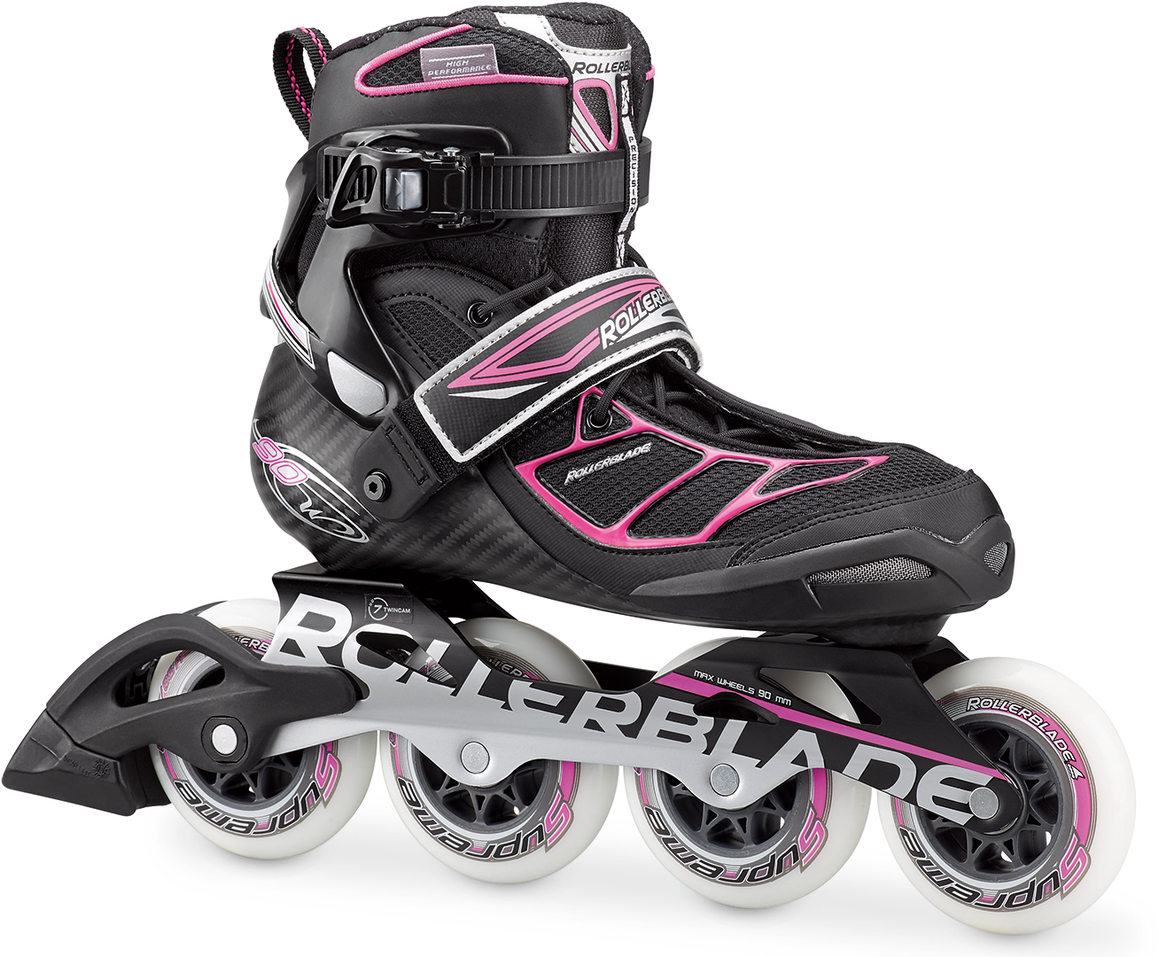 TEMPEST 90 W Inline Skate 2017 black/pink Warehouse One