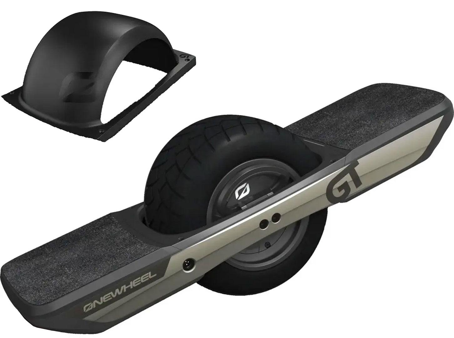 Product image 1 of the product “ONEWHEEL GT TREADED TIRE black incl. FENDER KIT black ”