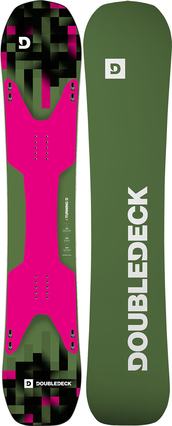 DOUBLEDECK Snowboard All Mountain TURNING D Snowboard 2026 pink Snow Board