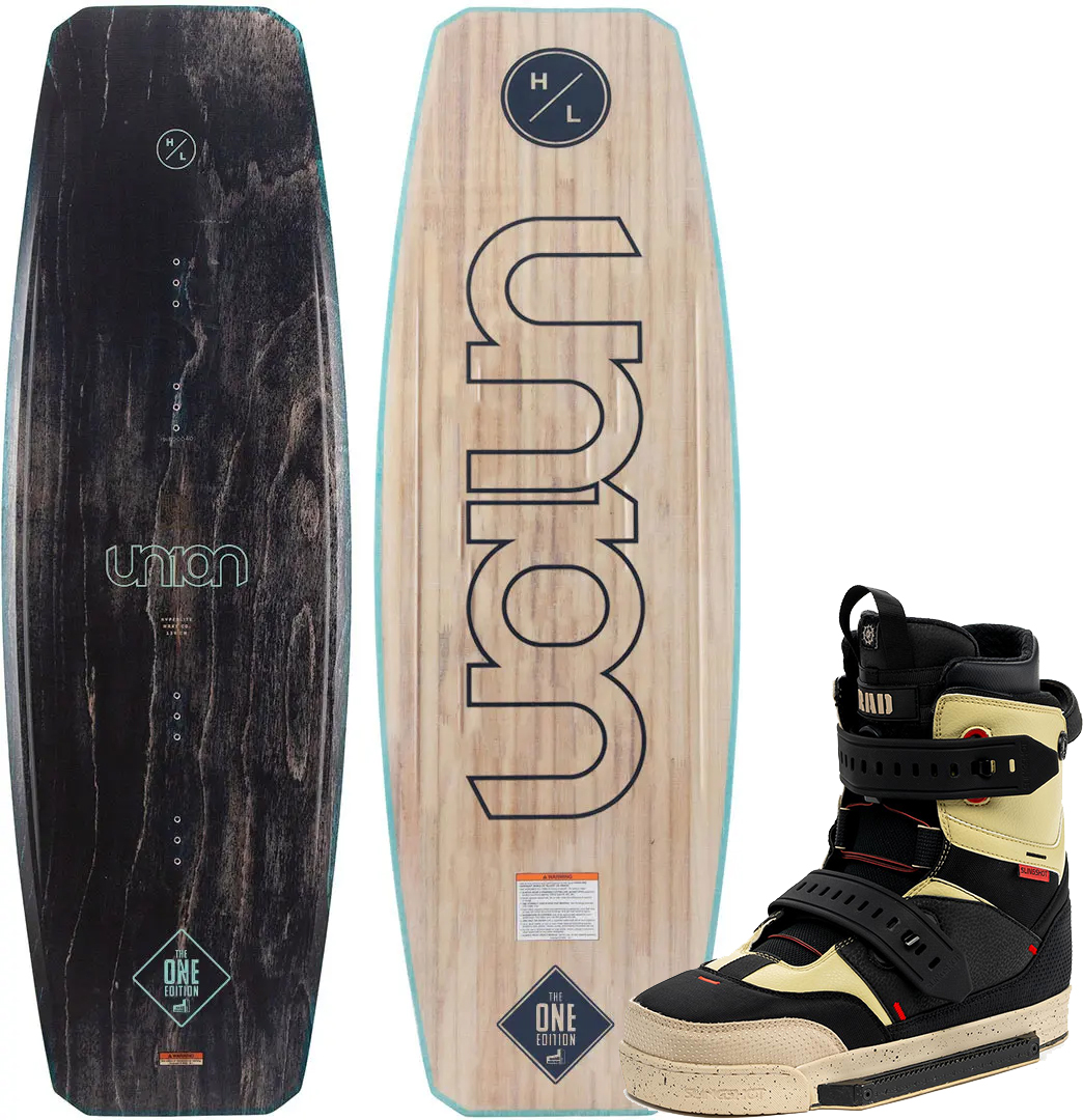 Set wakeboard Hyperlite rilegatura wakeboard UNION THE ONE EDITION II 143 incl.