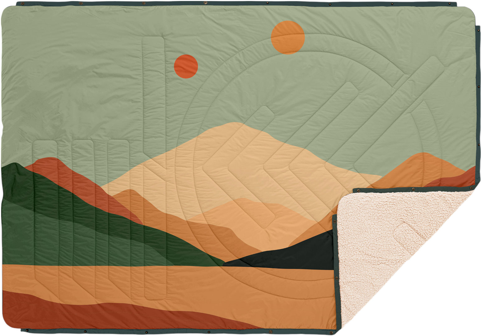 Product image 1 of the product “CLOUDTOUCH 4in1 Blanket 2027 jasper/tree green ”