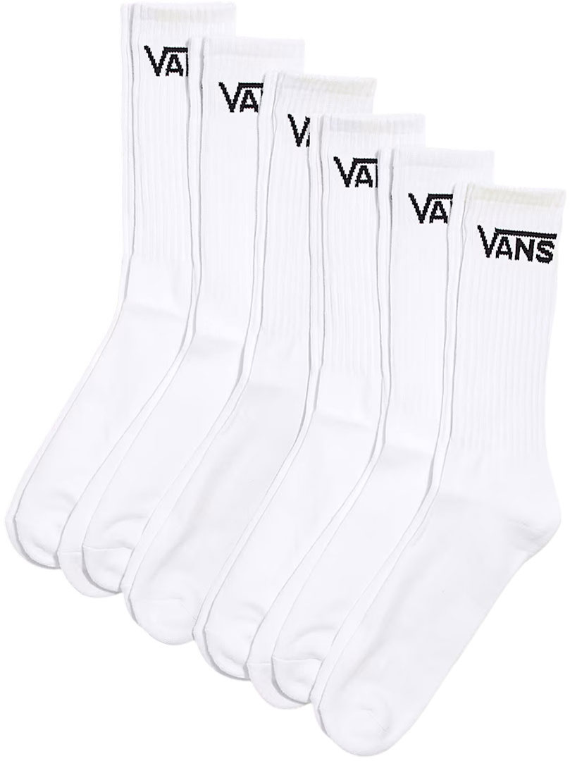 Product image 1 of the product “CLASSIC CREW ROX 6-Pack Socks 2026 white ”