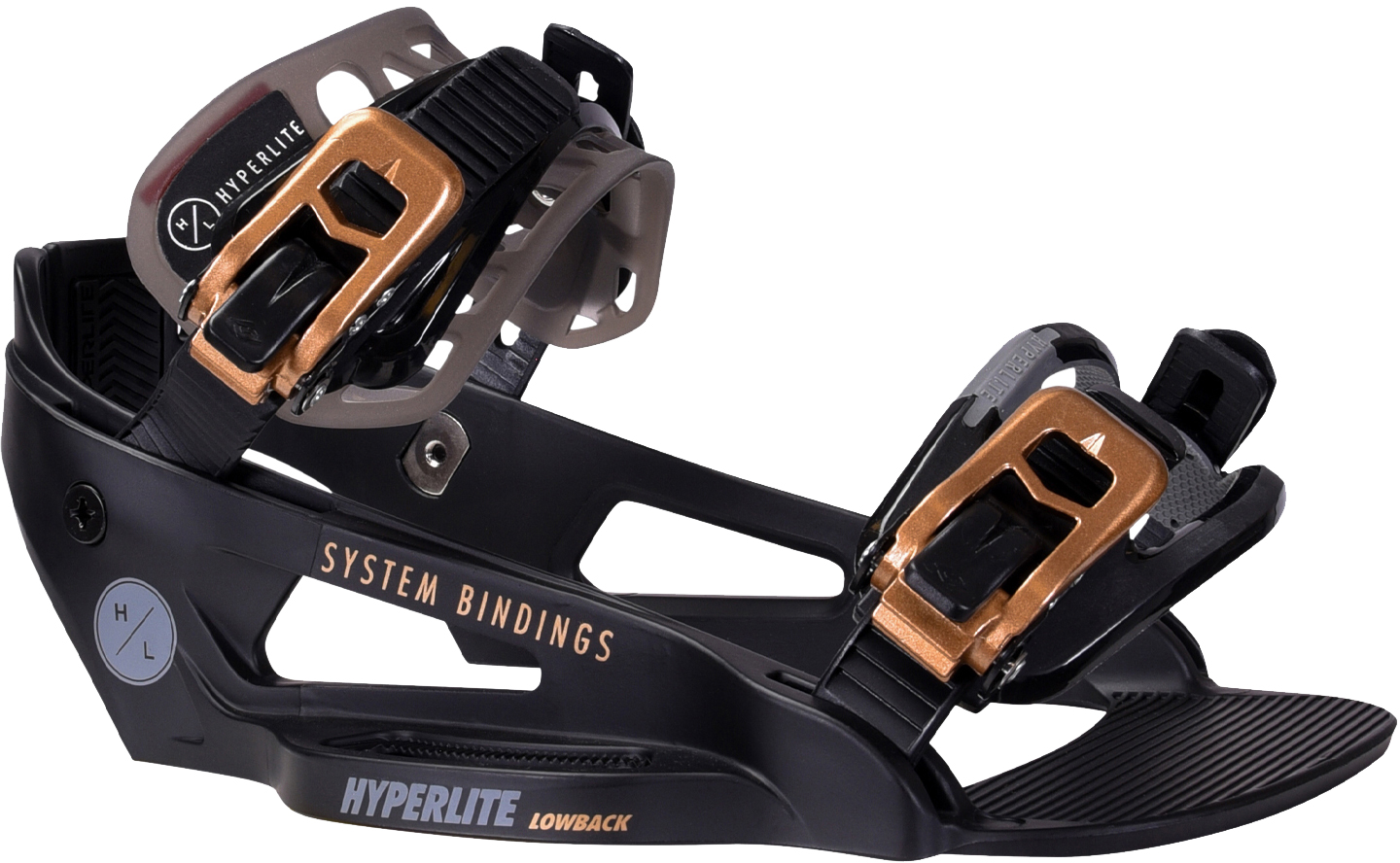 HYPERLITE Wakeboard Bindung Wakeboardboot SYSTEM LOWBACK Bindung 2024 gold Wake