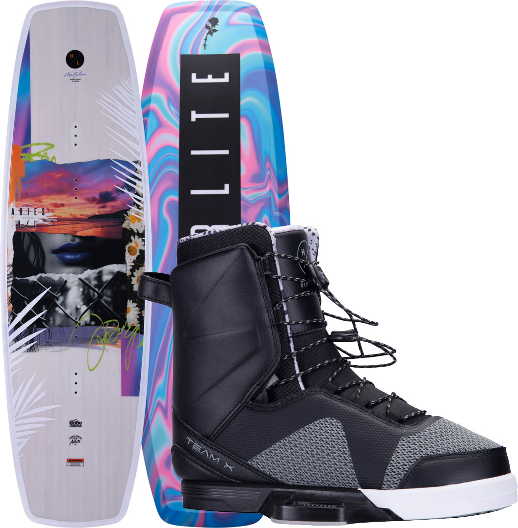 Hyperlite Aries: profilo stretto e massima flessibilità HYPERLITE Set ARIES 142 2025 incl. TEAM X Boots