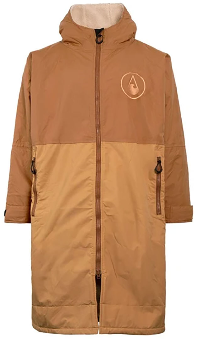 Product image 1 of the product “STORM ROBE YUKON ZIP Poncho 2027 brown L/XL”