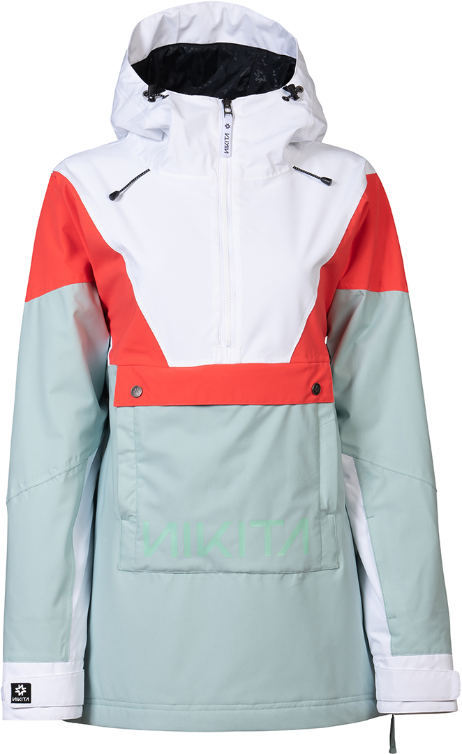 Pre-owned Nikita Snowboard Skijacke Winterjacke Willow Pullover Jacke 2021 Sea Foam Green