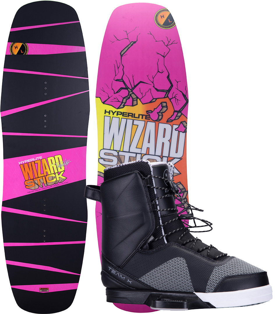 Hyperlite WizardStick: pura espressione freestyle HYPERLITE Set WIZARDSTICK 147 2024 incl. TEAM X Boots