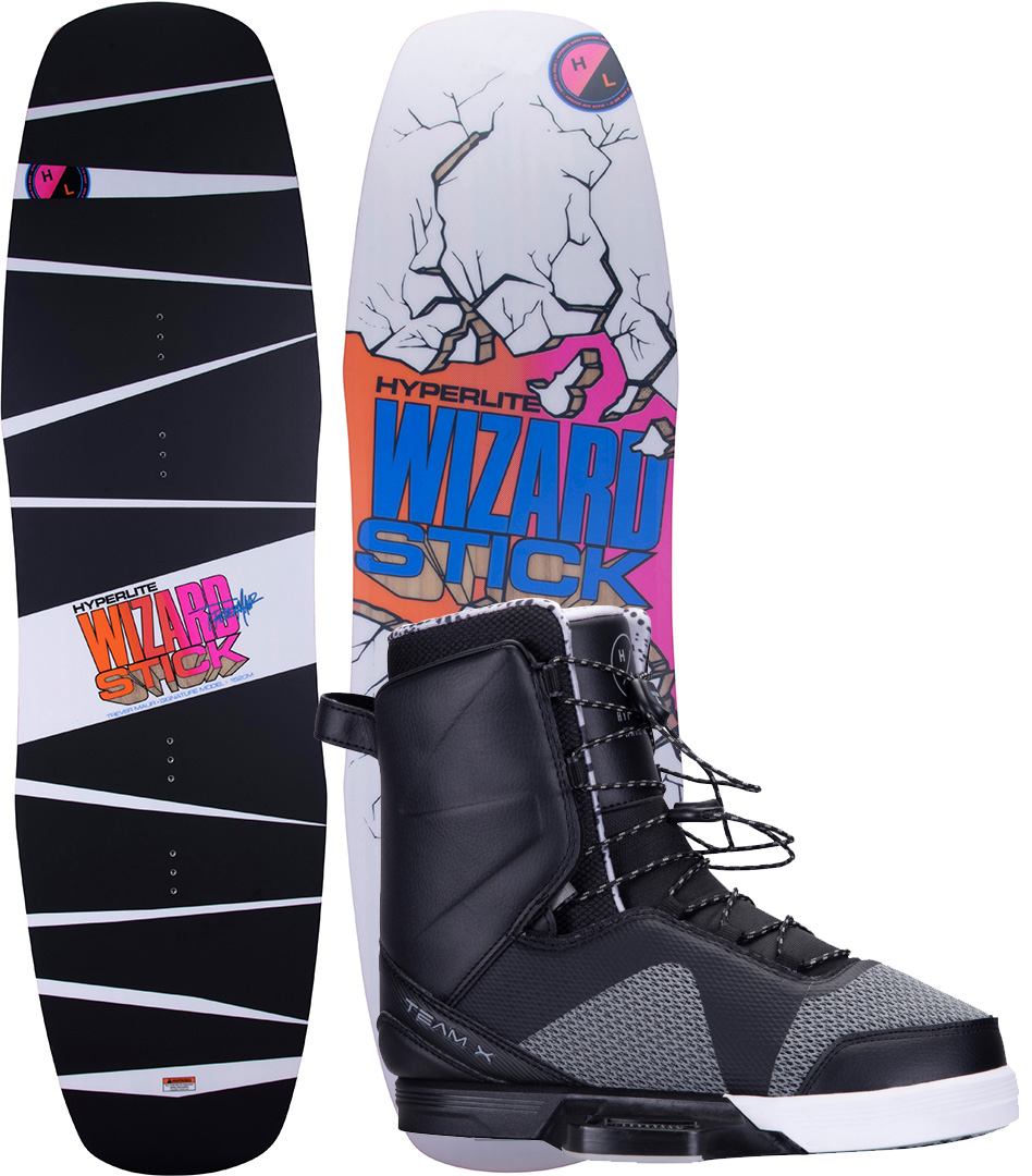 Hyperlite WizardStick: pura espressione freestyle HYPERLITE Set WIZARDSTICK 152 2024 incl. TEAM X Boots