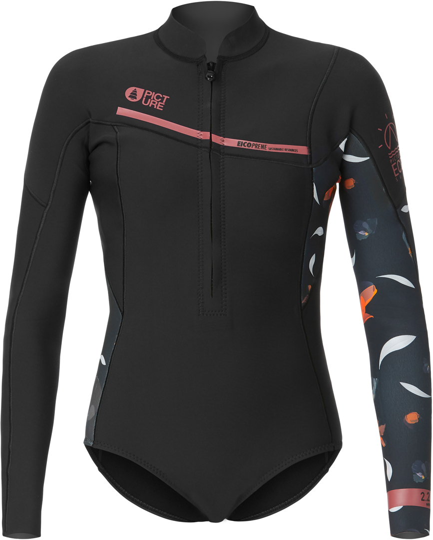 PICTURE tuta da surf in neoprene tuta in neoprene GRACY 2/2 LS CHEST ZIP shorty 2022 prum