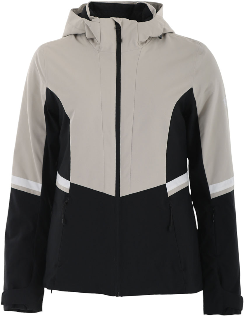 ZIENER Snowboard Skijacke Winterjacke PANKABR Jacke 2024 blacksilver beige