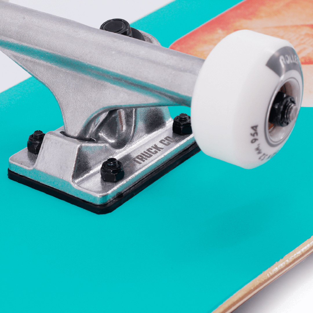 Miniaturansicht 30  - ROLLERCOASTER Skateboard Komplettboard Longboard FEATHERS + ICECREAM + PALMS +