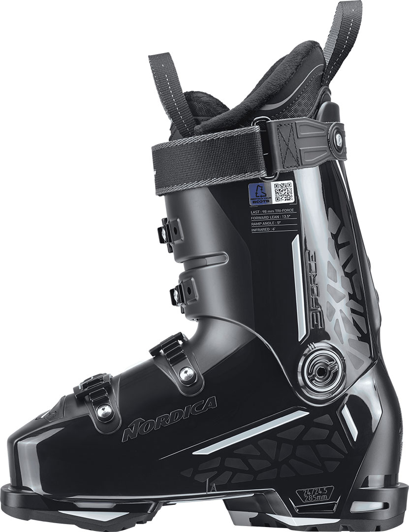 Product image 2 of the product “PRO MACHINE 3 95 W GW Ski Boot 2027 black/light blue/white 24,5”