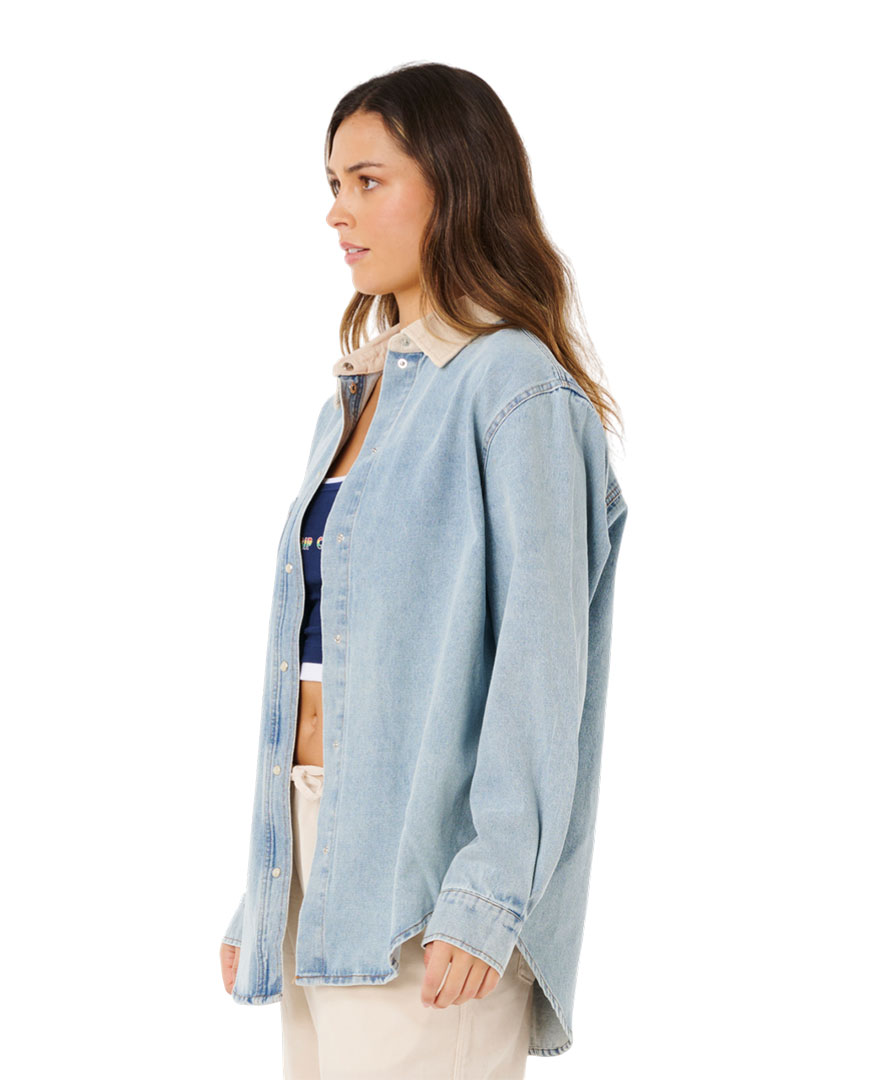 Artikelbild 2 des Artikels “SURF SIDE RELAXED DENIM Hemd 2026 washed blue L“