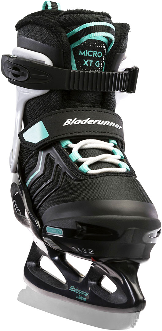 Artikelbild 2 des Artikels “MICRO XT Schlittschuh 2026 black/light teal 32–37“