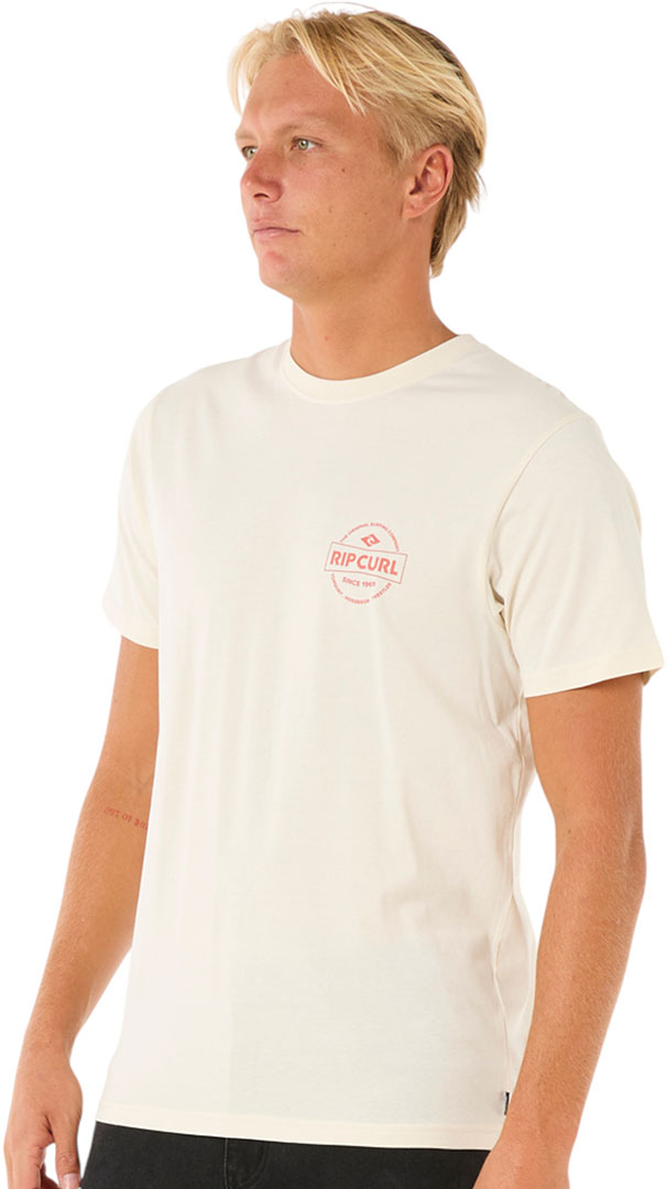 RIP CURL Shirt Tshirt Oberteil STAPLE T-Shirt 2025 bone Oberteil Top T-Shirt - Bild 8 von 36