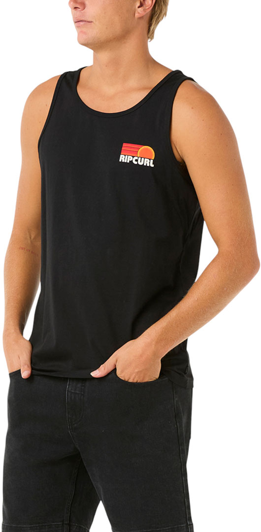 Camiseta RIP CURL parte superior SURF REVIVAL PEAKING Tank 2025 negra parte superior Top - Imagen 8 de 18
