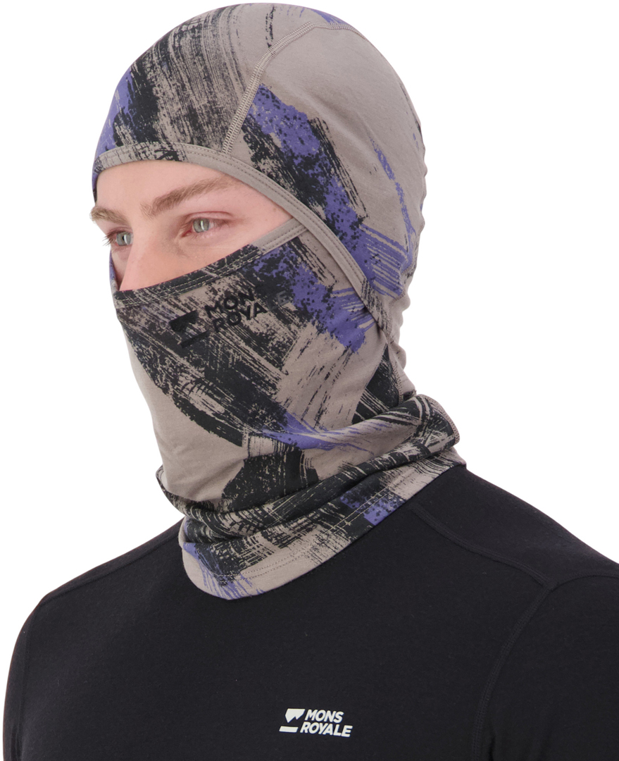 Product image 2 of the product “SANTA ROSA MERINO FLEX Facemask 2027 paintbrush blue S/M”