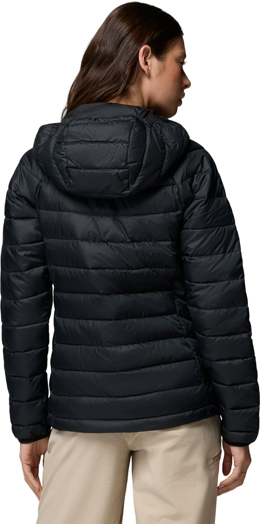 Product image 2 of the product “POWDER LITE II HOODED WOMEN Jacket 2027 black ripstop XS”