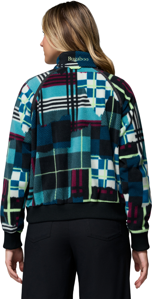 Product image 2 of the product “BUGABOO 1986 Zip Fleece 2027 teal/plaidpatch/black M”