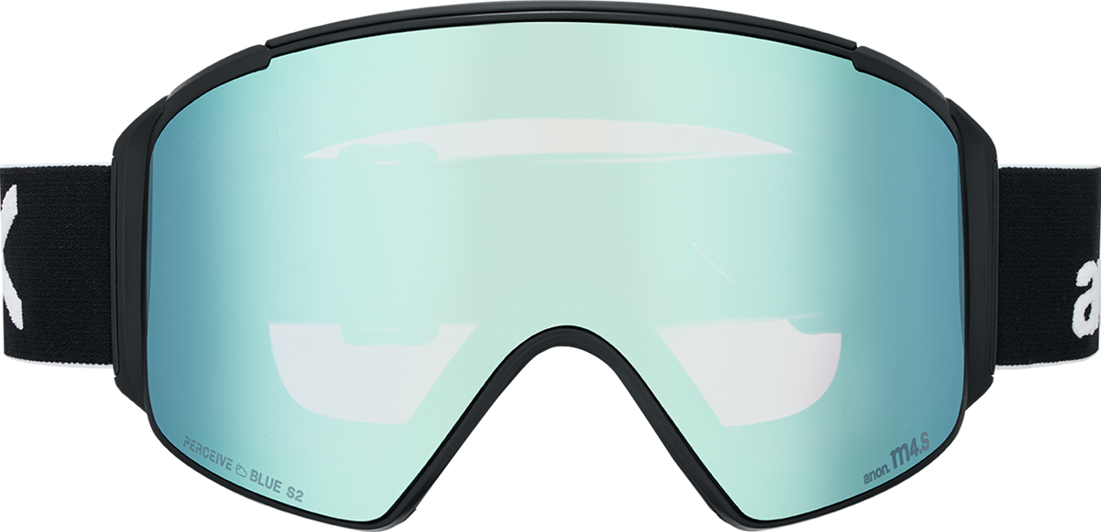 Product image 2 of the product “M4S CYLINDRICAL Goggle 2027 black/perceive variable blue ”