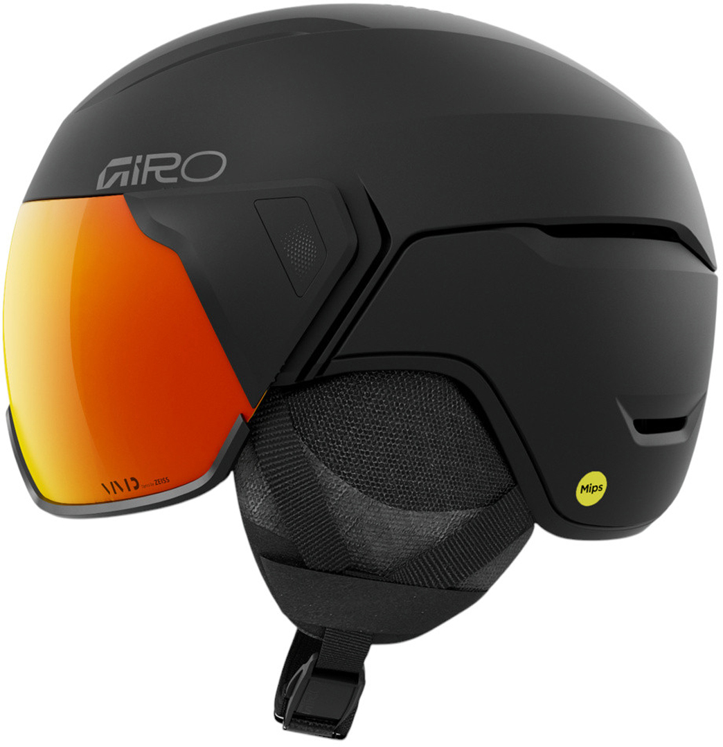 Artikelbild 2 des Artikels “ORBIT SPHERICAL Helm 2027 matte black/vivid ember “