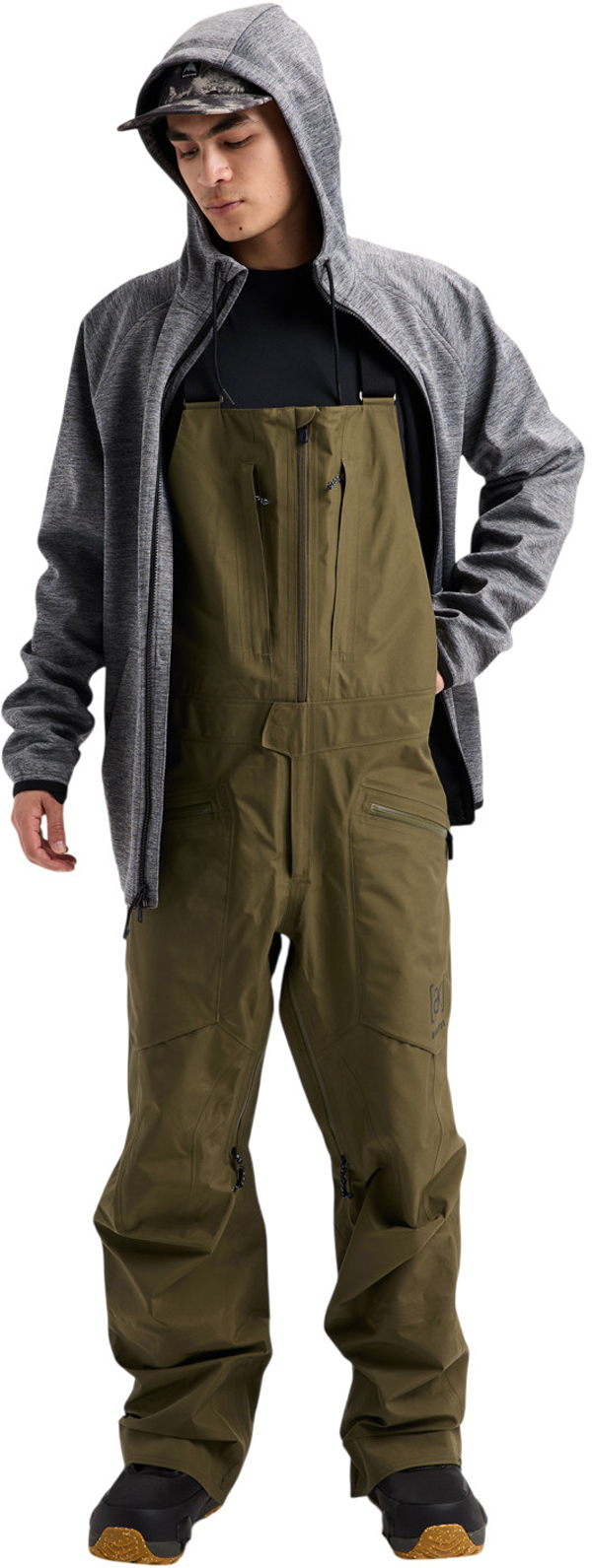 Product image 2 of the product “AK GORE TEX FREEBIRD BIB Pant 2027 dried moss L”