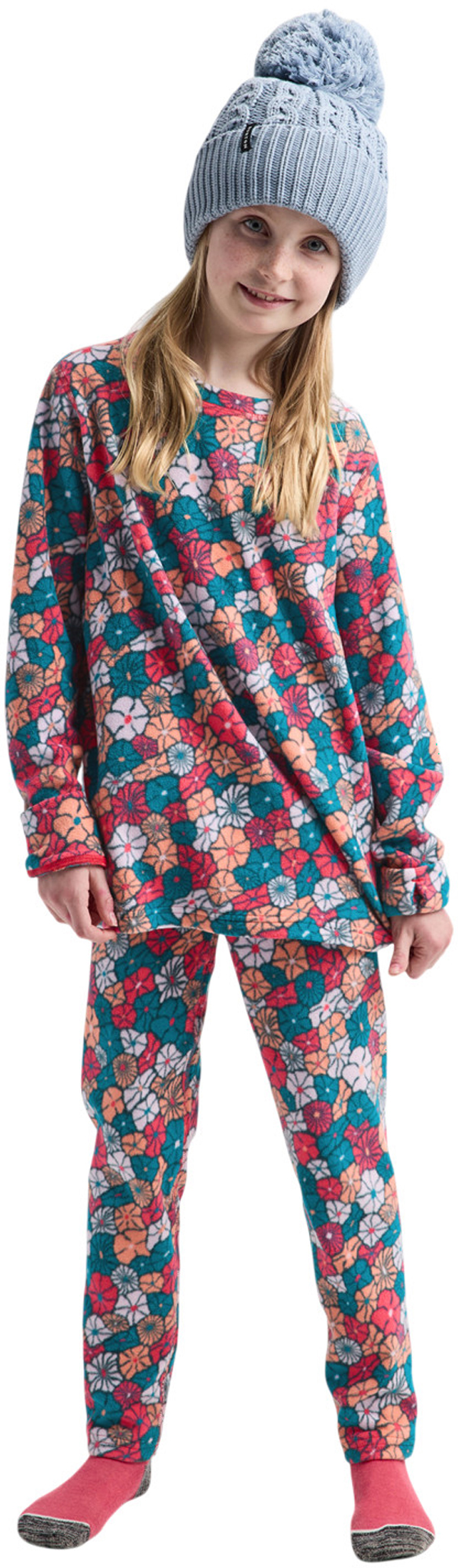 Artikelbild 2 des Artikels “KIDS FLEECE SET Longsleeve & Hose 2027 pop floral S“