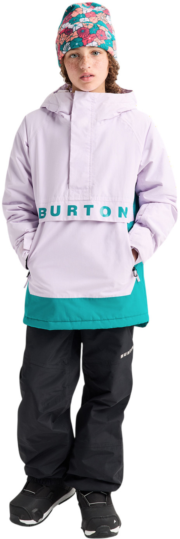 Artikelbild 2 des Artikels “KIDS FROSTNER ANORAK Jacke 2027 moondust purple/pacific teal XL“