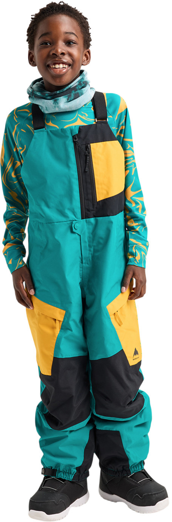 Artikelbild 2 des Artikels “KIDS POWLINE GORE TEX BIB Hose 2027 pacific teal/goldenrod/true black XL“
