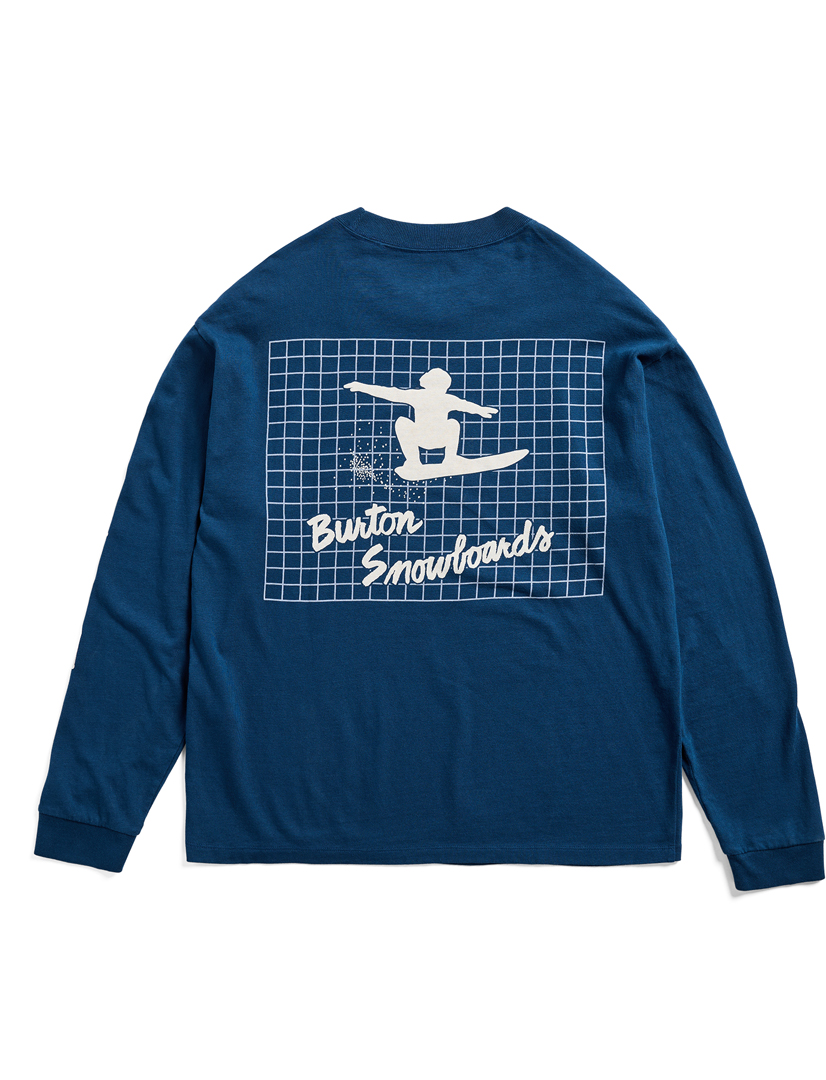Product image 2 of the product “50/50 80'S SQUARED Longsleeve 2027 selvedge blue XS”