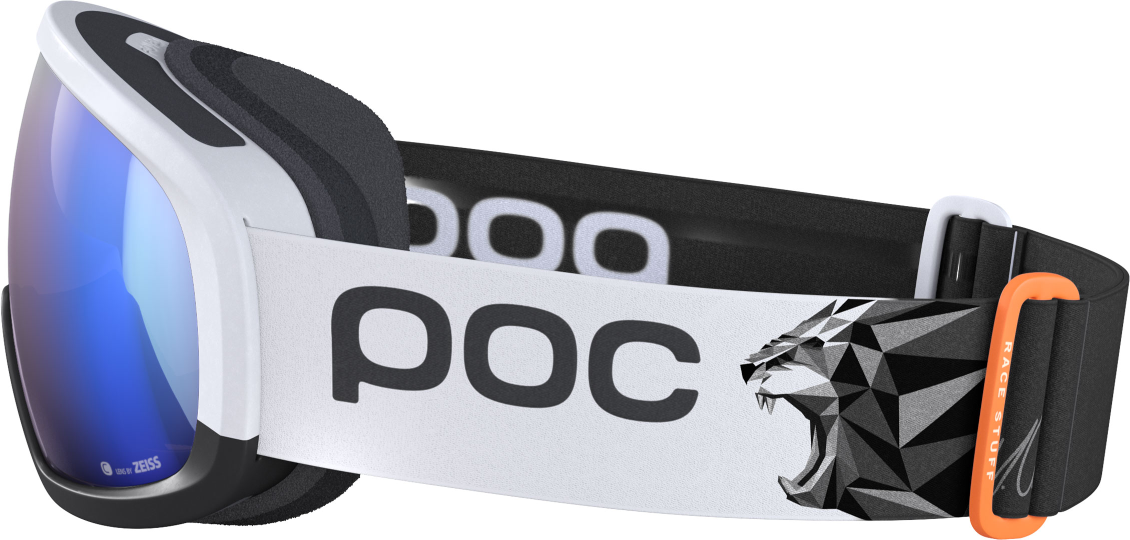 Product image 2 of the product “FOVEA MID RACE MARCO ODERMATT EDITION Goggle 2026 hydrogen white/uranium black/partly sunny blue ”