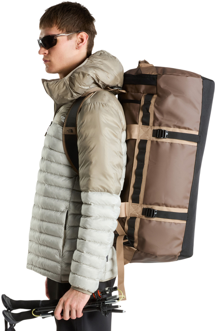 Product image 2 of the product “BASE CAMP M Bag 2027 smokey brown/tnf black/garnet ”