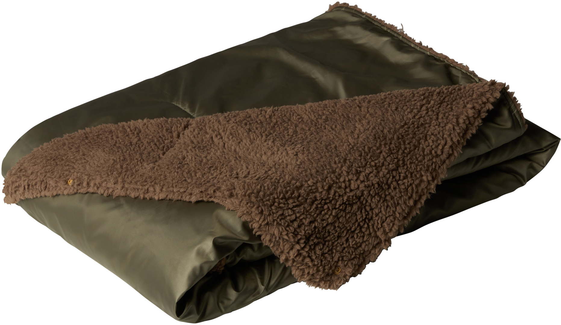 Product image 2 of the product “WAWONA FUZZY Blanket 2027 new taupe green/smokey brown ”