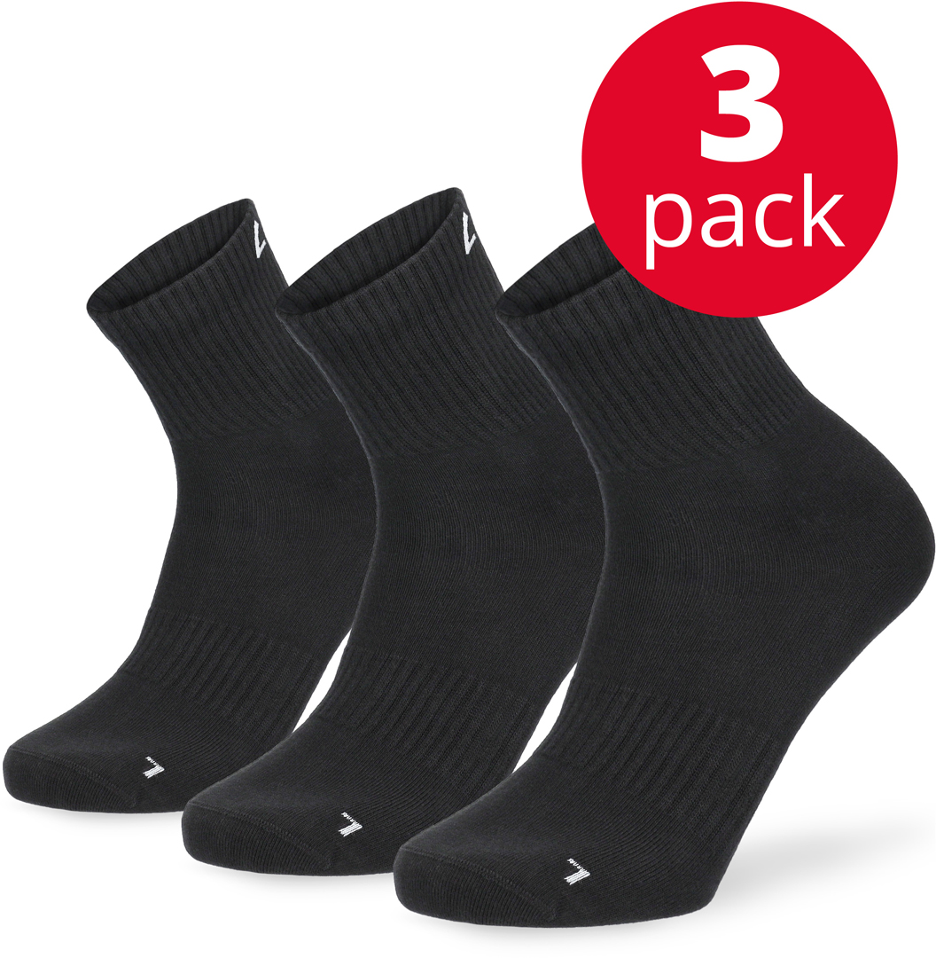 Product image 2 of the product “SPORTS LOW CUT 3-Pack Socks 2026 black/pink 35-38”