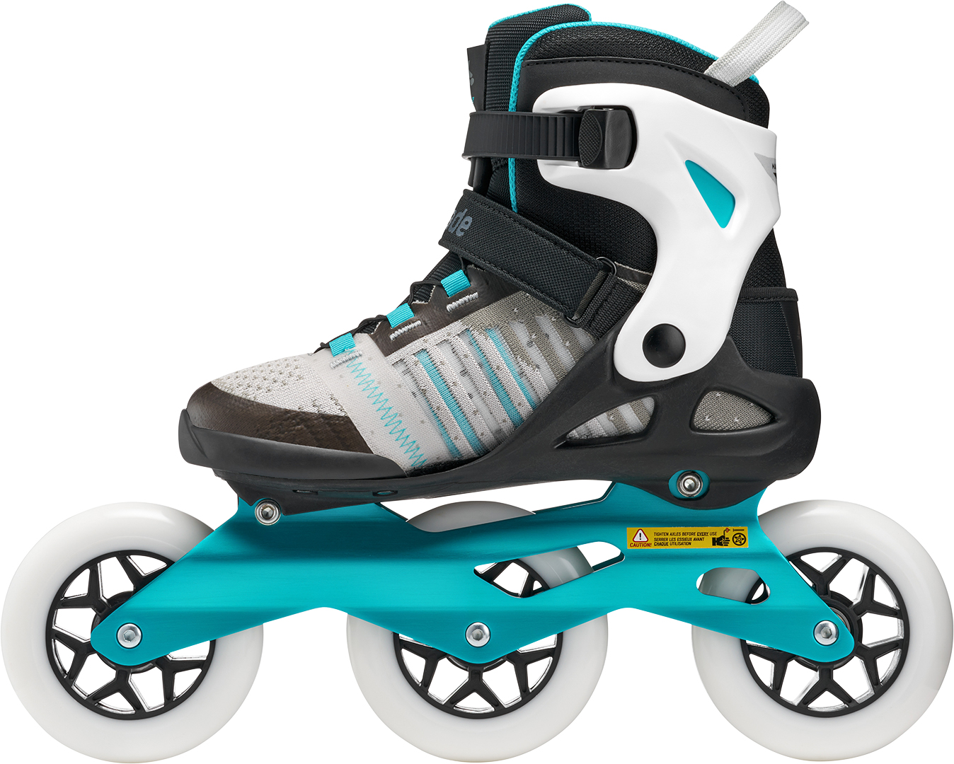 Product image 2 of the product “MACROBLADE 110 W Inline Skate 2026 black/aquamarine 38/38,5”