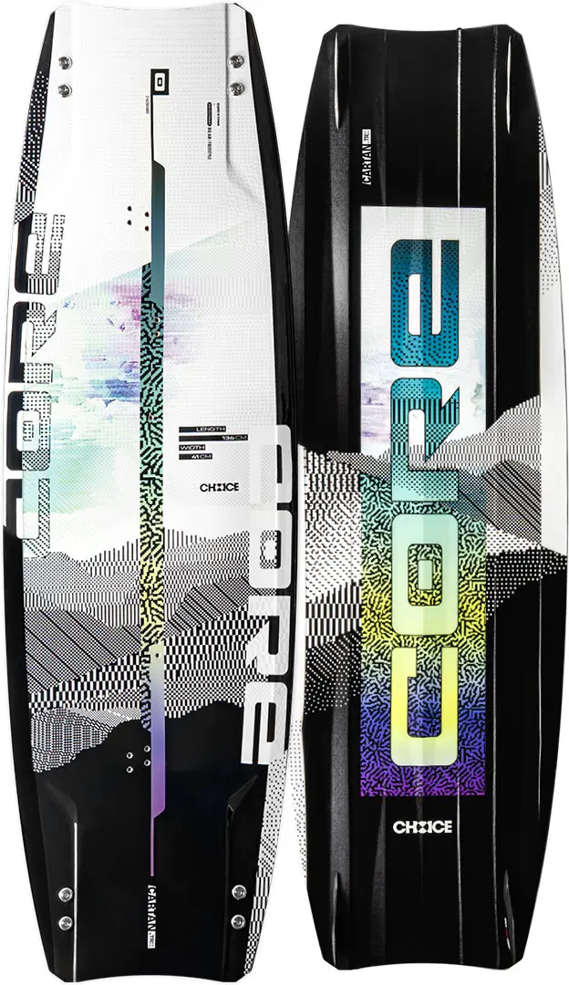Artikelbild 2 des Artikels “CHOICE 7 TEST Kiteboard 138x41,5 inkl. UNION PRO 5 Pads + Straps M/L“