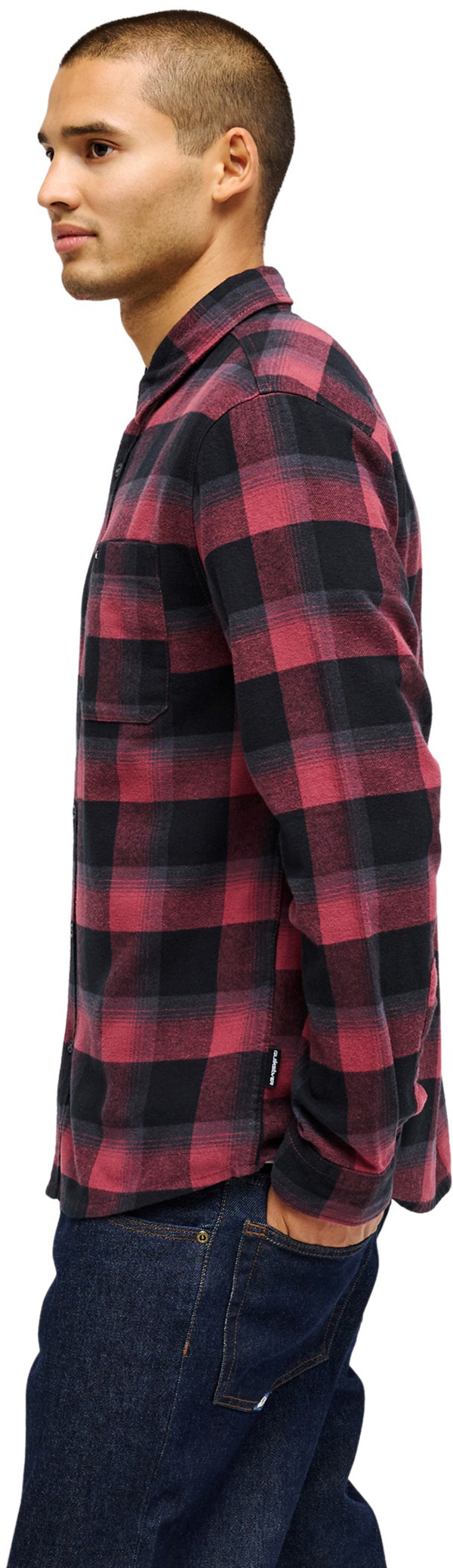 Product image 2 of the product “MOTHERFLY PLAID Shirt 2027 oxblood red motherfly M”