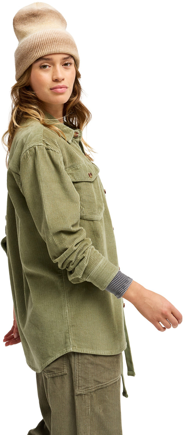 Product image 2 of the product “LET IT GO CORD Shirt 2027 oil green L”