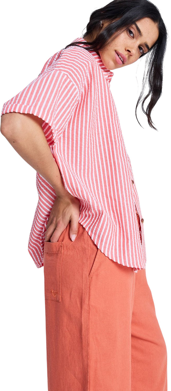 Product image 2 of the product “BEACHY NOSTALGIA STRIPE Shirt 2026 hibiscus sunrise stripe M”