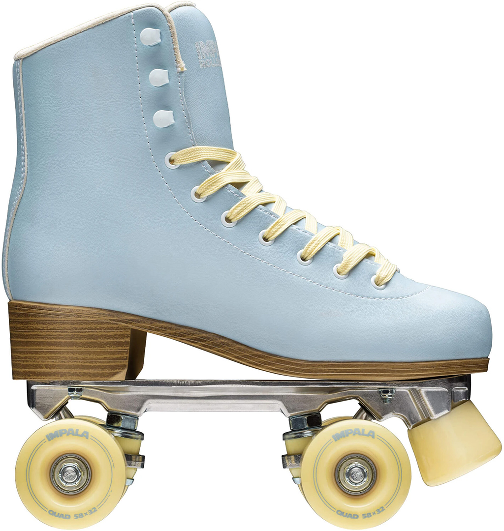 IMPALA Rollschuhe Roller Skates QUAD SKATE Rollschuh 2022 sky blue/yellow 