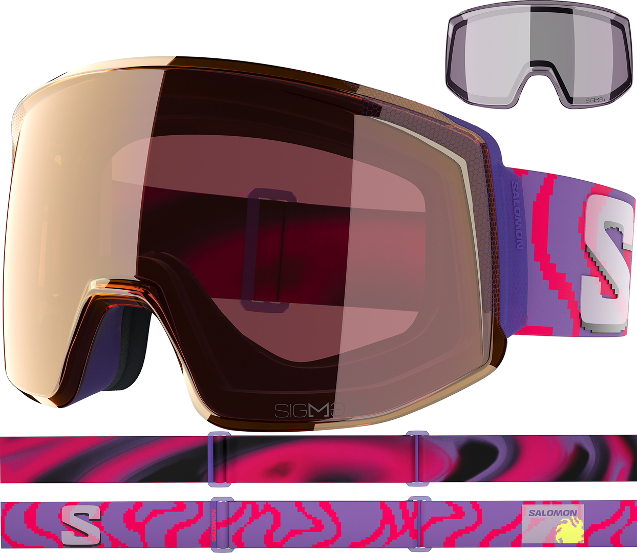 Artikelbild 2 des Artikels “SKARN PRIME SIGMA Schneebrille 2027 ultra violet/sigma copper “