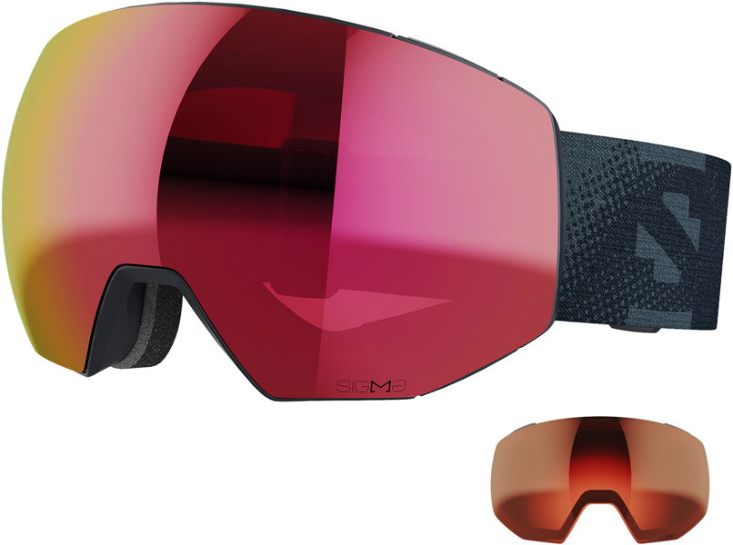 Product image 2 of the product “RADIUM PRIME SIGMA Goggle 2025 ebony/sigma poppy red ”