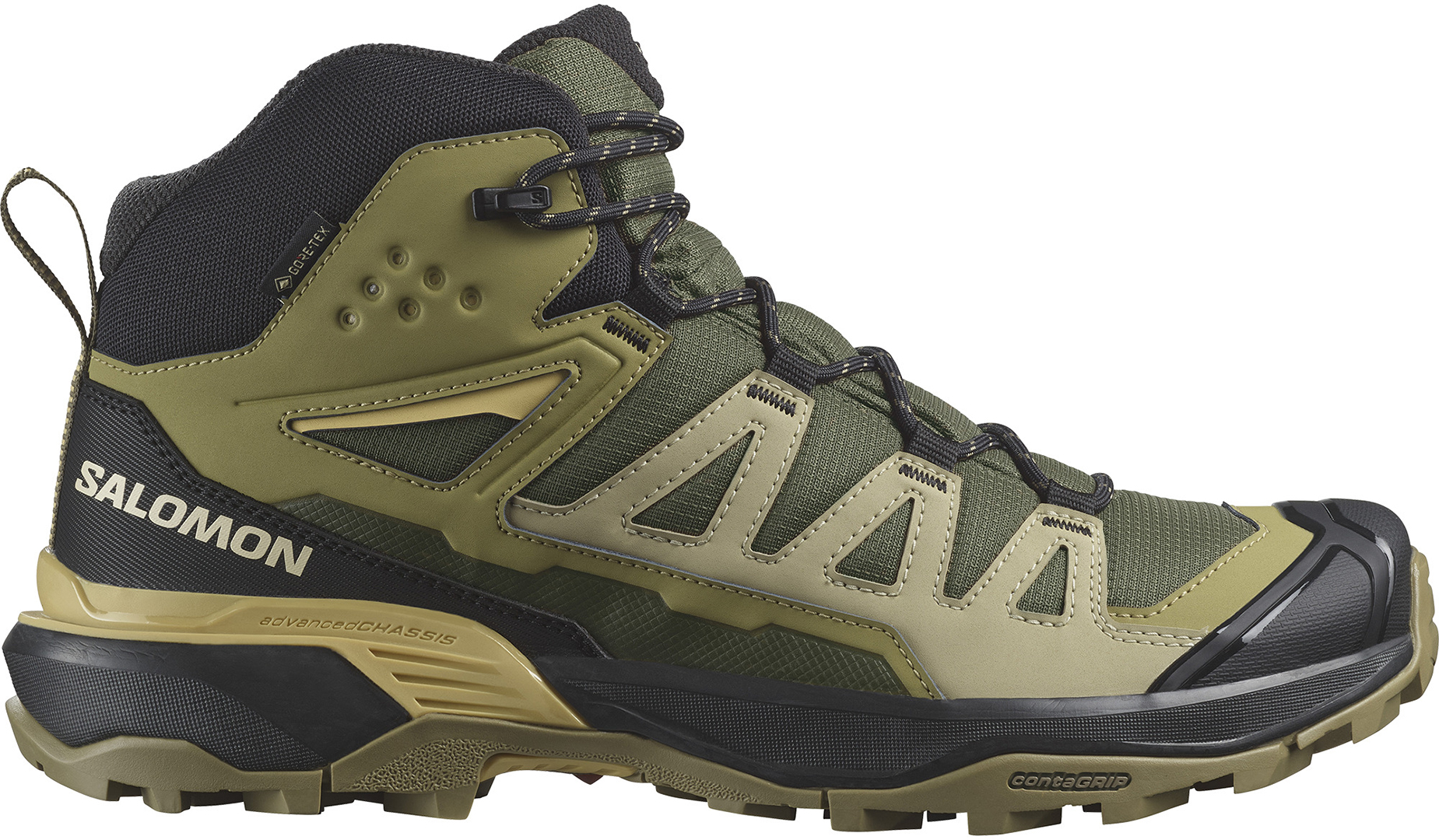 Salomon X ULTRA 360 MID GTX Schuh olive night slate green southern moss Warehouse One