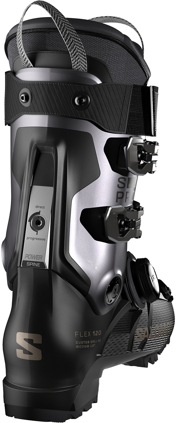 Product image 2 of the product “S/PRO SUPRA BOA 120 GW Ski Boot 2026 black/beluga metallic/titanium metallic pd 29/29.5”