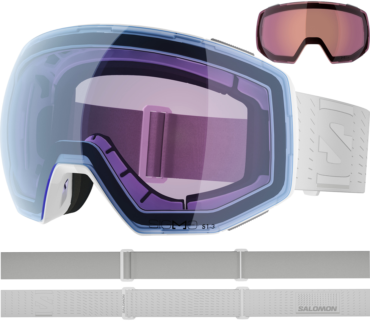 Product image 2 of the product “RADIUM PRIME SIGMA PHOTOCHROMIC Goggle 2026 white/sigma photo sky blue ”