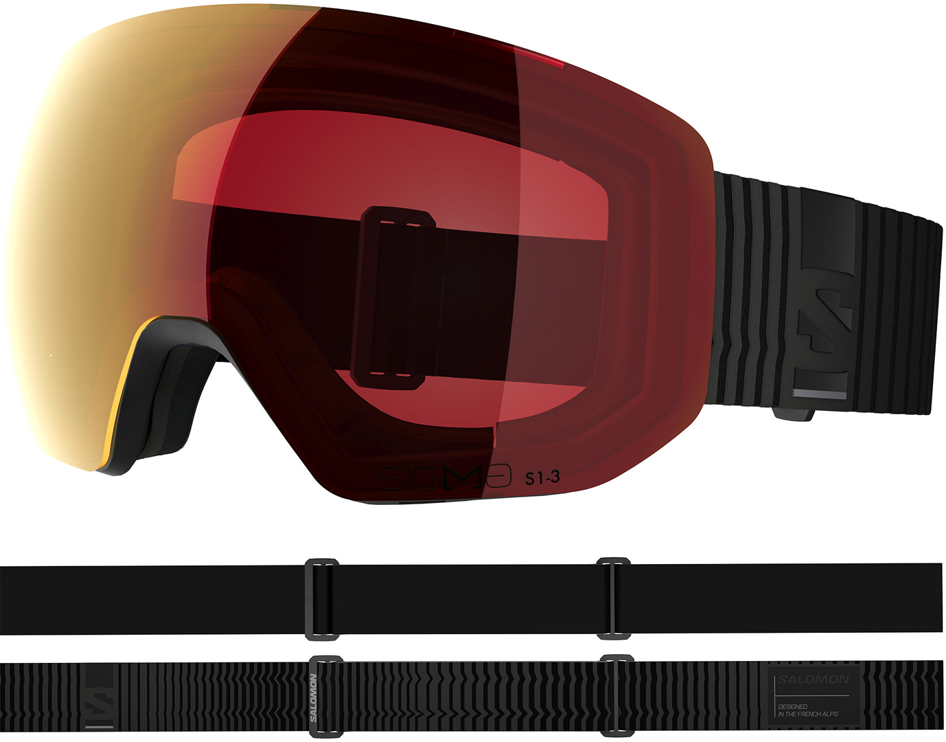 Product image 2 of the product “RADIUM PRO S SIGMA PHOTOCHROMIC Goggle 2027 black/sigma photo poppy red ”