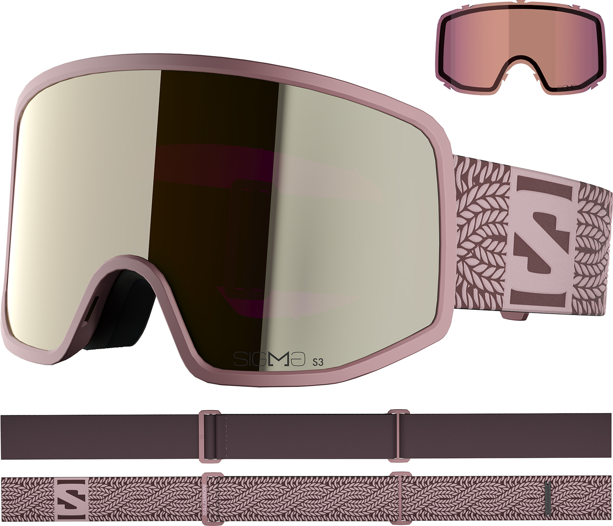 Artikelbild 2 des Artikels “SENTRY PRO S SIGMA Schneebrille 2027 dawn pink/sigma black gold “
