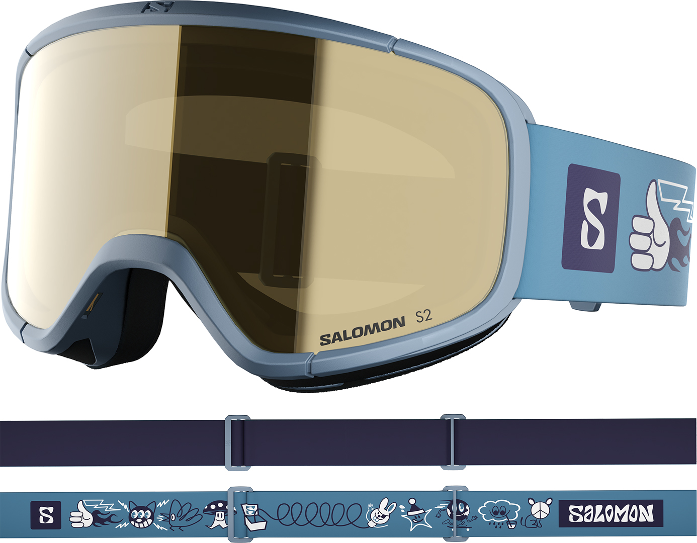 Artikelbild 2 des Artikels “RIO Schneebrille 2027 smoke blue/gold “