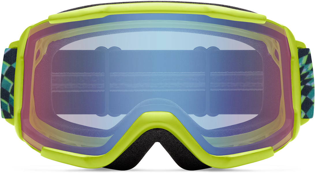 Artikelbild 2 des Artikels “DAREDEVIL Schneebrille 2026 electric lime left turn/blue sensor mirror “